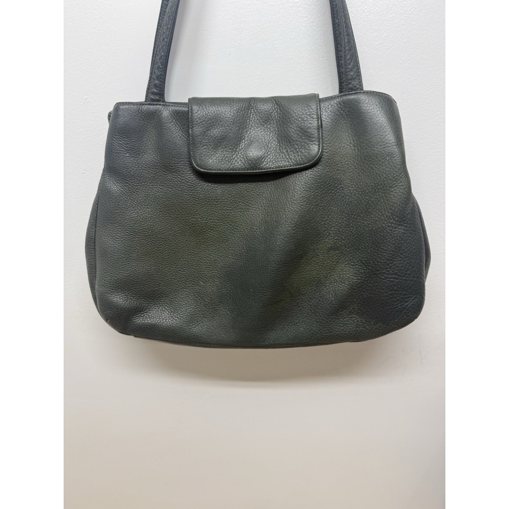 The Stone Mountain Shoulder Handbag Women Dark Green Purse‎ Pockets Lined Bag #1